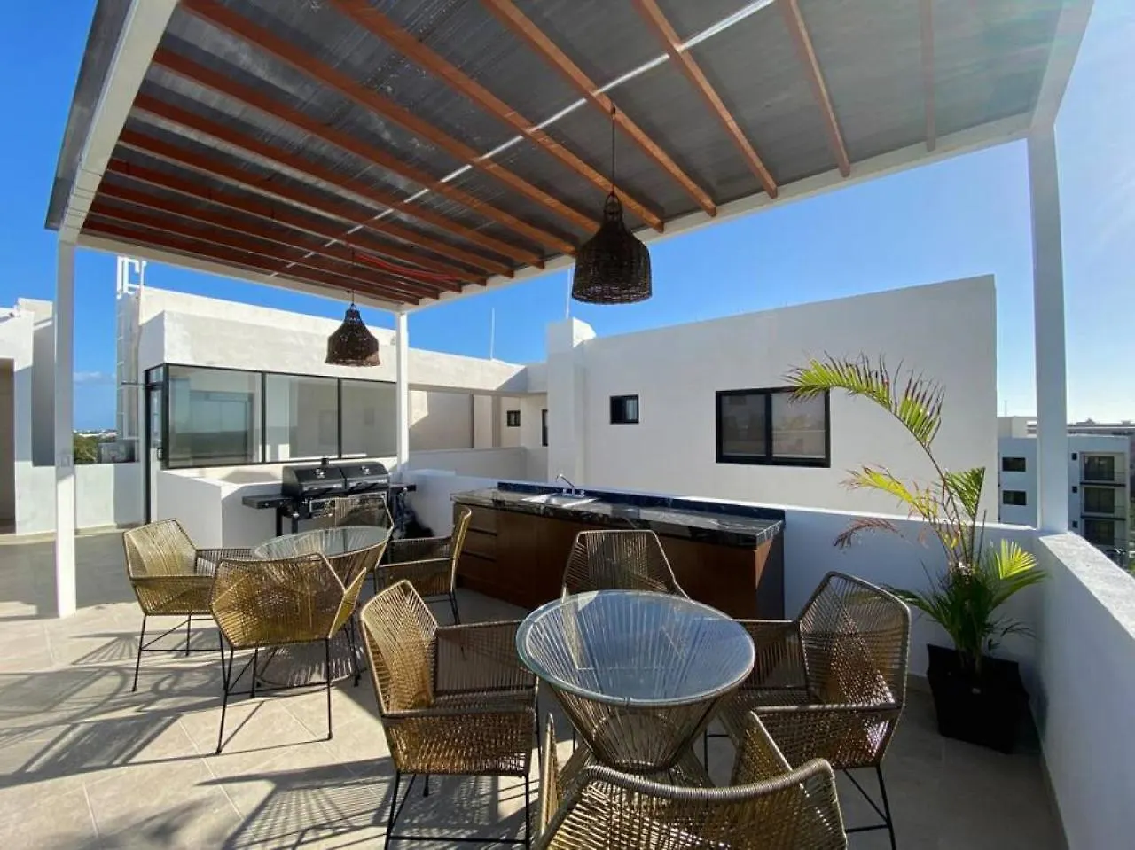 Apartment Fully Equipped 1Bd Ph With Gym Rooftop Pool And Bbq Playa del Carmen